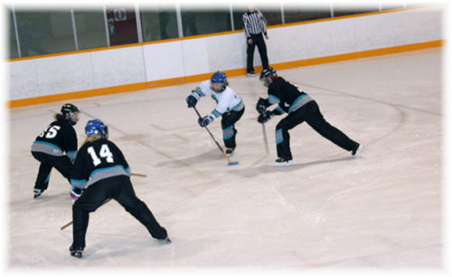 Ringette Defenders: Keep Your “Head on a Swivel” in the Triangle